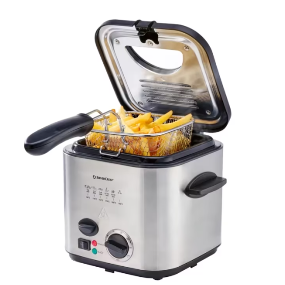 Silver-Crest Mini Deep Fat Fryer 1L - 840W